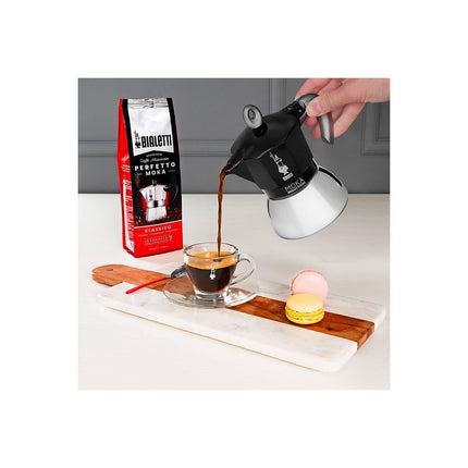 Cafetière italienne BIALETTI Moka induction 6 tasses black
