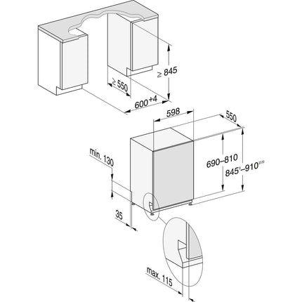 Lave vaisselle encastrable MIELE G 5651 VI