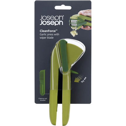 Presse ail JOSEPH JOSEPH avec lame essuie glace CleanForce