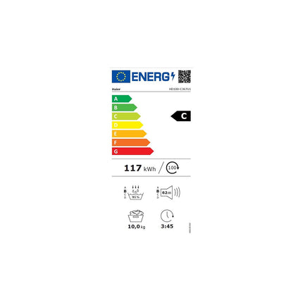 Sèche linge pompe à chaleur HAIER HD100-C367U1-FR