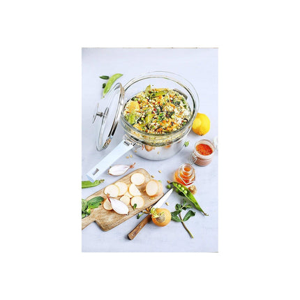 Cuiseur vapeur CRISTEL verre 24 cm avec couvercle