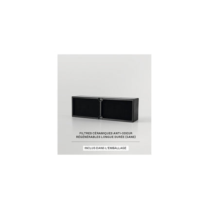 Plaque induction aspirante ELICA FIT PRO 83 RAW noir mat anti rayures