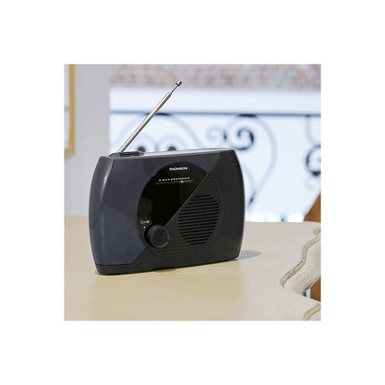Radio FM THOMSON Radio FM portable RT350 bleue et noire