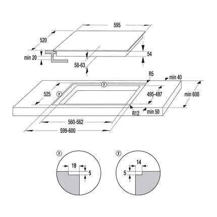 Plaque induction HISENSE HI6321BBO