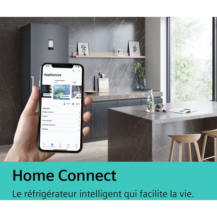 Congélateur top encastrable SIEMENS GU21NADE0 intégrable 82cm pantographes