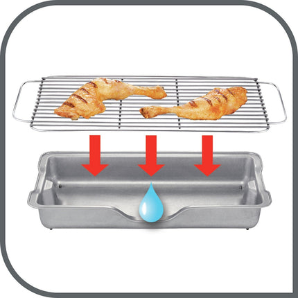 Barbecue électrique TEFAL BG921812 Easygrill XXL sur pieds, 48x26 cm