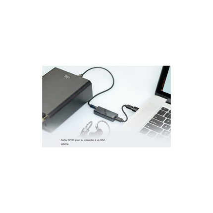 DAC audio FIIO Ampli portable KA13 USB-C Silver