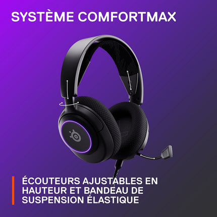 Casque gamer STEELSERIES Arctis Nova 1 Noir