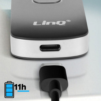 Transmetteur FM LINQ Audio Bluetooth Microphone Intégré Noir