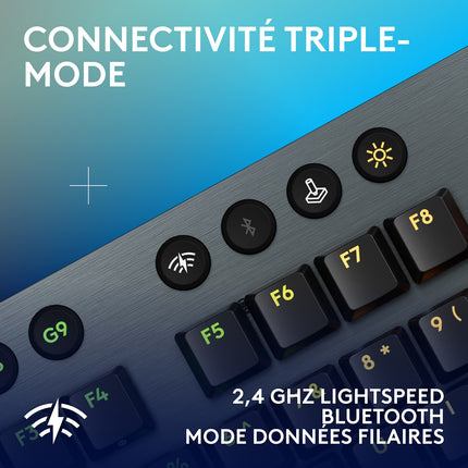 Clavier gamer sans fil LOGITECH G915 X Lightspeed Tactile
