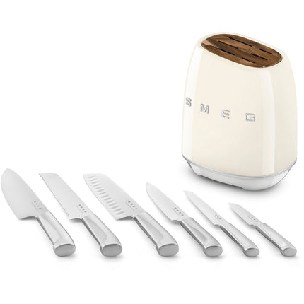 Bloc couteaux SMEG 6 pcs multi-usages