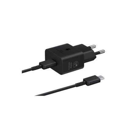 Chargeur SAMSUNG USB-C 25W Noir avec Câble usb type C