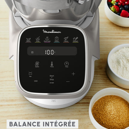 Robot cuiseur MOULINEX companion pro + cuiseur vapeur YY5286FG
