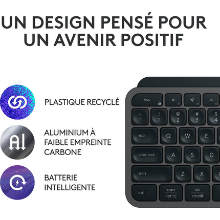 Clavier sans fil LOGITECH MX Keys S Silencieux