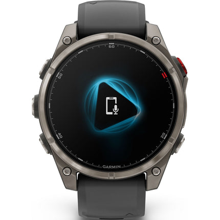 Montre sport GARMIN Fenix 8 Pro Multisports GPS AMOLED IP6X BT Wi-Fi Gris / Noir