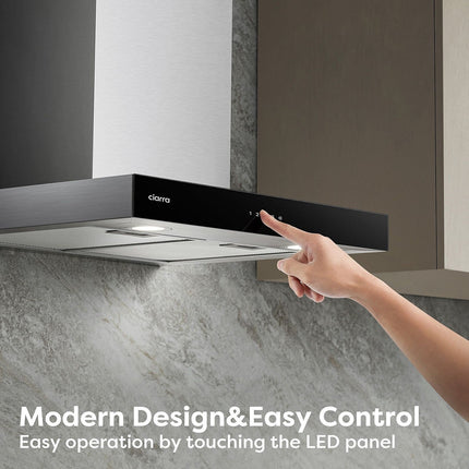 Hotte décorative murale CIARRA CBCS6102