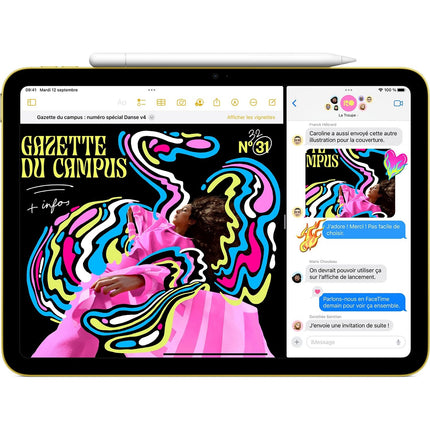Tablette Apple IPAD 10.9 256Go Argent Reconditionné