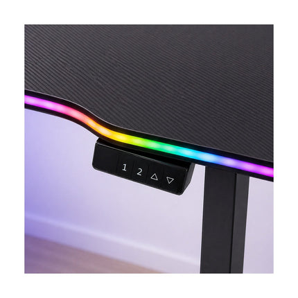 Bureau gamer AKUMA D03 Motorisé Carbone RGB