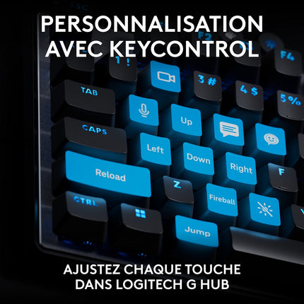 Clavier gamer LOGITECH G Pro X TKL Rapid Noir