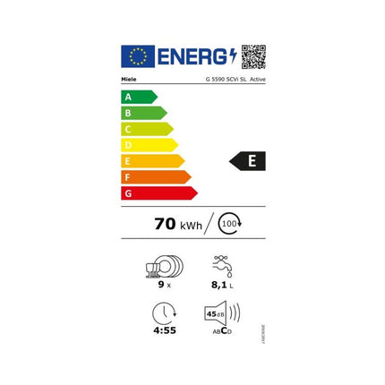 Lave vaisselle encastrable MIELE G 5590 SCVi SL