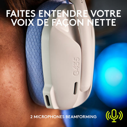 Casque gamer LOGITECH G435 Lightspeed Bluetooth