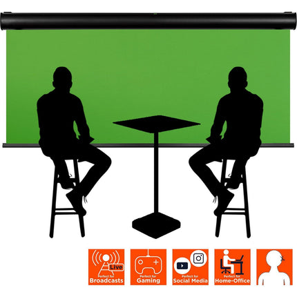 Fond vert CELEXON motorisé Chroma Key 300x225