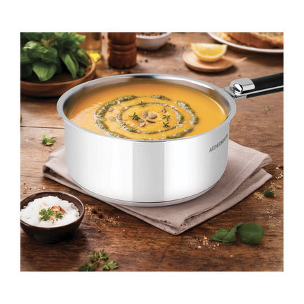 Batterie de cuisine ARTHUR MARTIN 3 casseroles poignee amovible