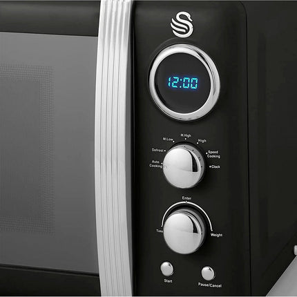 Micro ondes SWAN Retro Micro-ondes 20L, SM22030LBNEU,800W