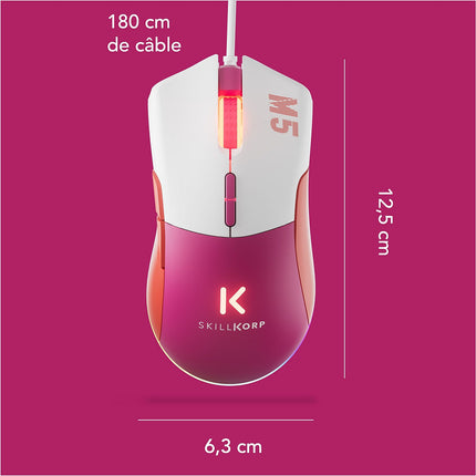 Souris Gamer Filaire SKILLKORP M5 ECO VERTE Access