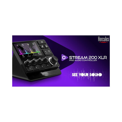 Boitier de contrôle HERCULES Audio controller STREAM 200 XLR