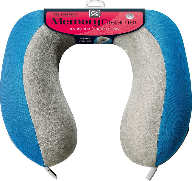 Coussin de voyage GO TRAVEL Dreamer bleu