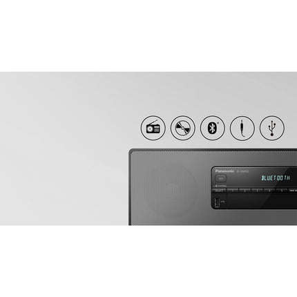 Chaîne HiFi PANASONIC SC-DM502E-K Noir