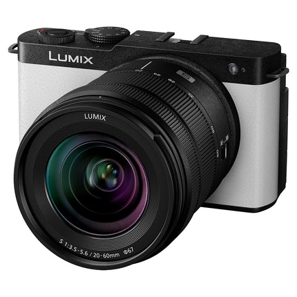 Appareil photo Hybride PANASONIC Kit Lumix S full Frame S9 Blanc + 20-60m