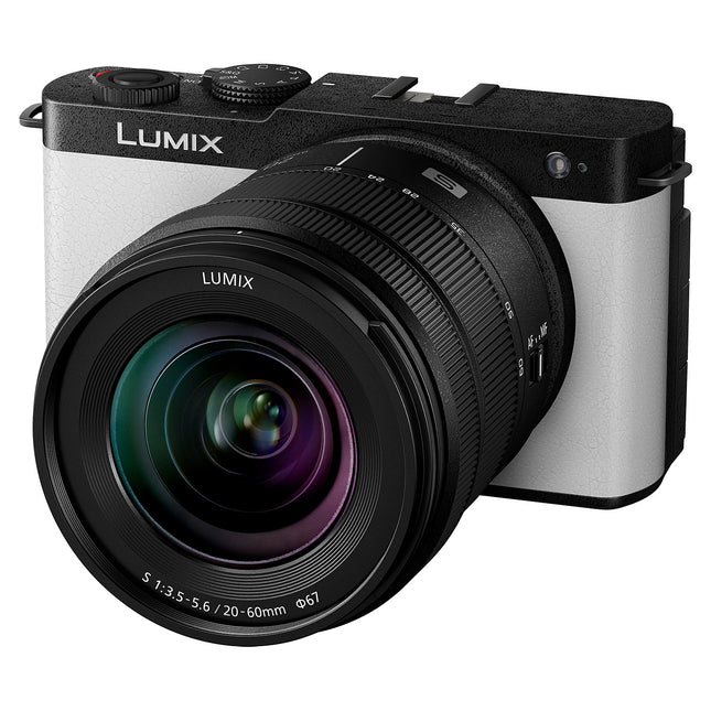 Appareil photo Hybride PANASONIC Kit Lumix S full Frame S9 Blanc + 20-60m