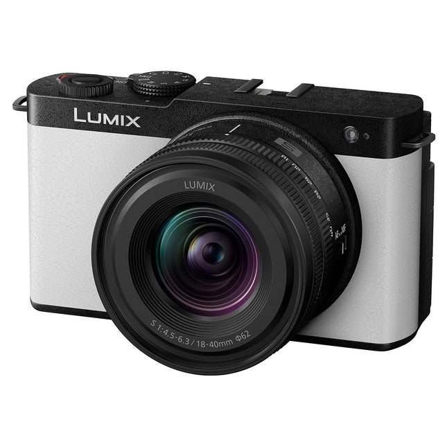 Appareil photo Hybride PANASONIC Kit Lumix S full Frame S9 Blanc + 18-40m