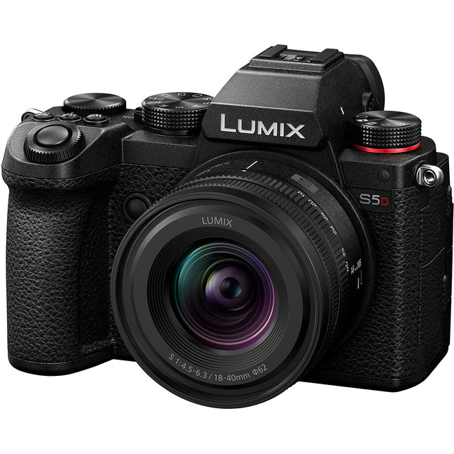 Appareil photo Hybride PANASONIC Kit Lumix S full Frame S5D + 18-40mm