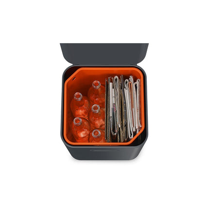 Poubelle de cuisine tri sélectif JOSEPH JOSEPH Totem Compact 40L Graphite