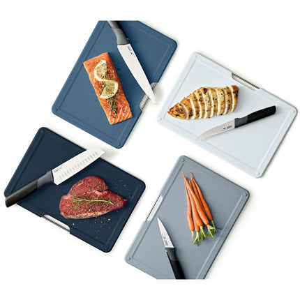 Set d'ustensiles de cuisine JOSEPH JOSEPH 8 pcs de couteaux et planches a decouper