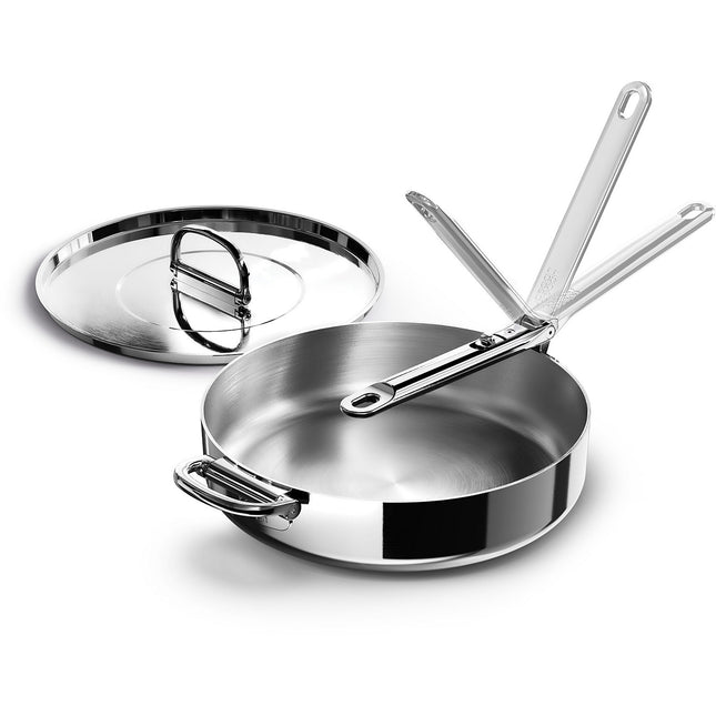 Sauteuse JOSEPH JOSEPH Space 28cm avec couvercle et poignée ret
