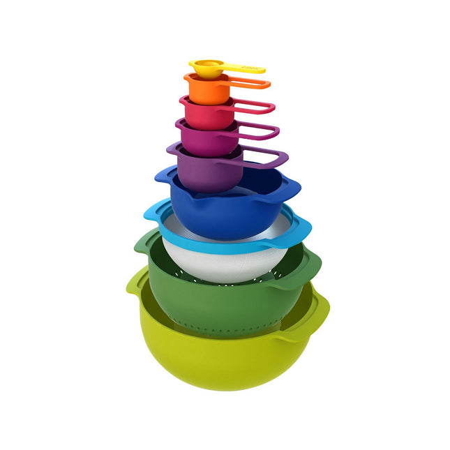 Set d'ustensiles de cuisine JOSEPH JOSEPH NestPlus 9 Set de 9 bols/passoires