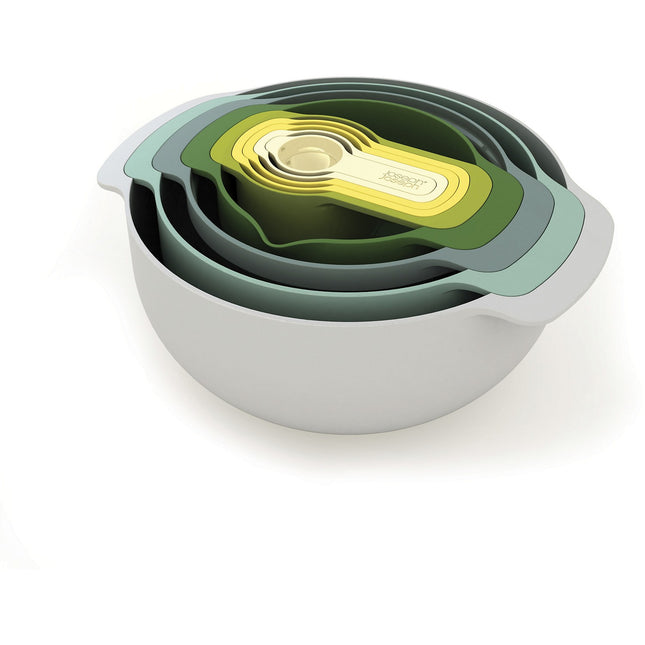 Bol JOSEPH JOSEPH Nest 9 Plus Set de 9 bols/passoires Opal