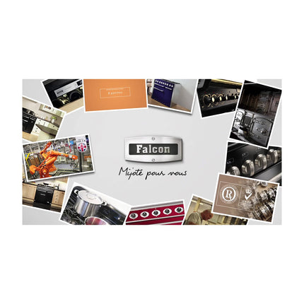 Piano de cuisson gaz FALCON KITCHENER 90 MIXTE CREME CHROME