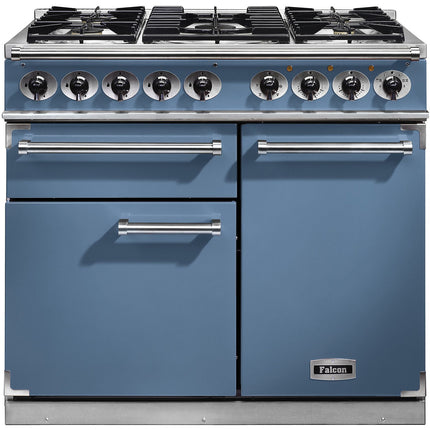 Piano de cuisson gaz FALCON Semi Pro DELUXE 100 NICKEL