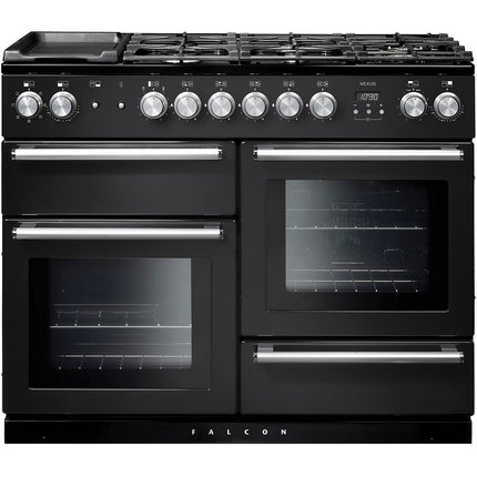 Piano de cuisson mixte FALCON NEXUS 110 CHARBON Mat satiné CHROME
