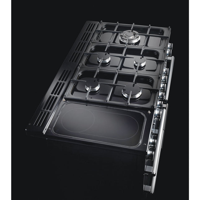 Piano de cuisson mixte FALCON NEXUS 110 CHARBON Mat satiné CHROME