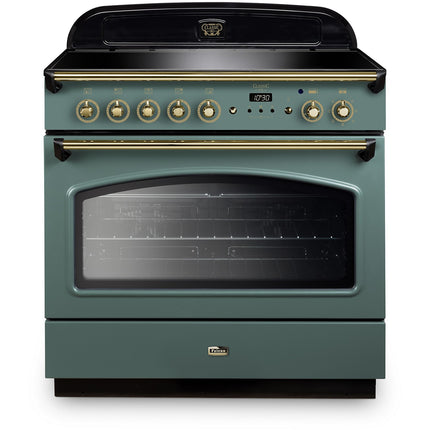 Piano de cuisson gaz FALCON FX TAB IND 90 CM VERT MINERAL MAT LAITON