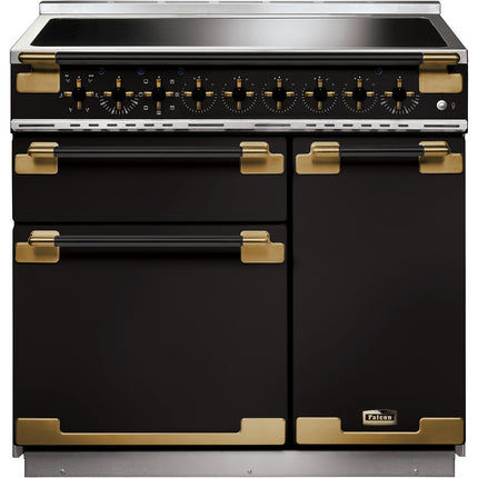 Piano de cuisson induction FALCON ELISE LUXE TAB IND 90 CMNOIR LAITON