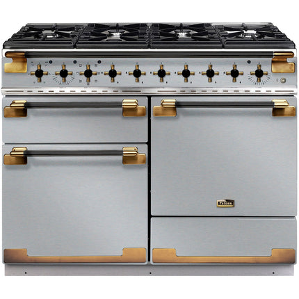 Piano de cuisson gaz FALCON ELISE LUXE TAB GAZ 110 CMNOIR LAITON