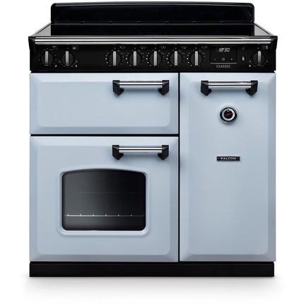Piano de cuisson induction FALCON NGC TAB IND 90 CM BLEU PASTEL CHROME