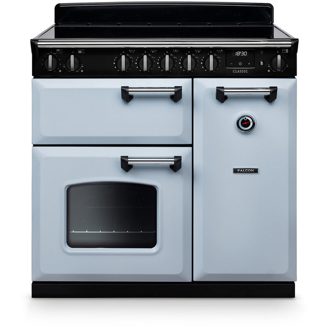 Piano de cuisson induction FALCON NGC TAB IND 90 CM BLEU PASTEL CHROME